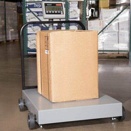 TOR REY EQM-400/800 800 lb. Digital Receiving Bench Scale with Tower Display Legal for Trade 166EQM800